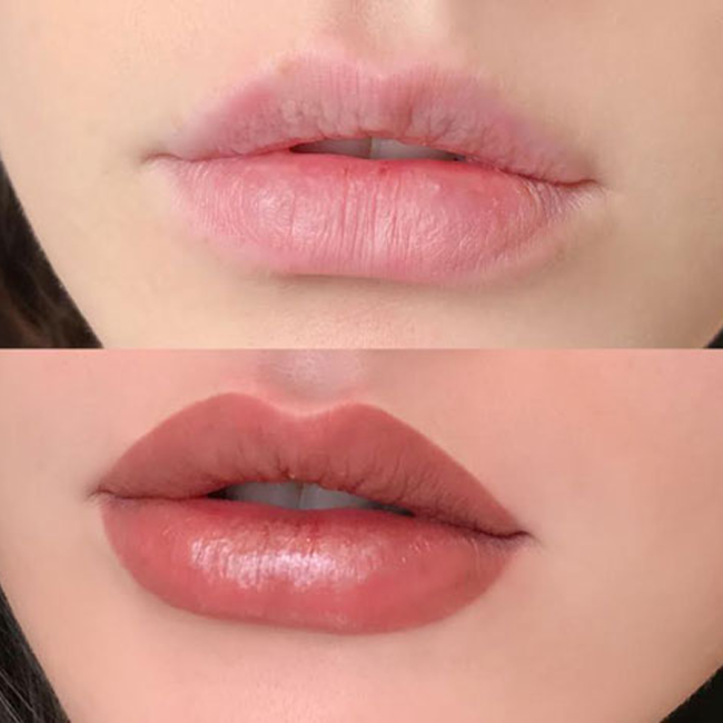 permanent lip blush